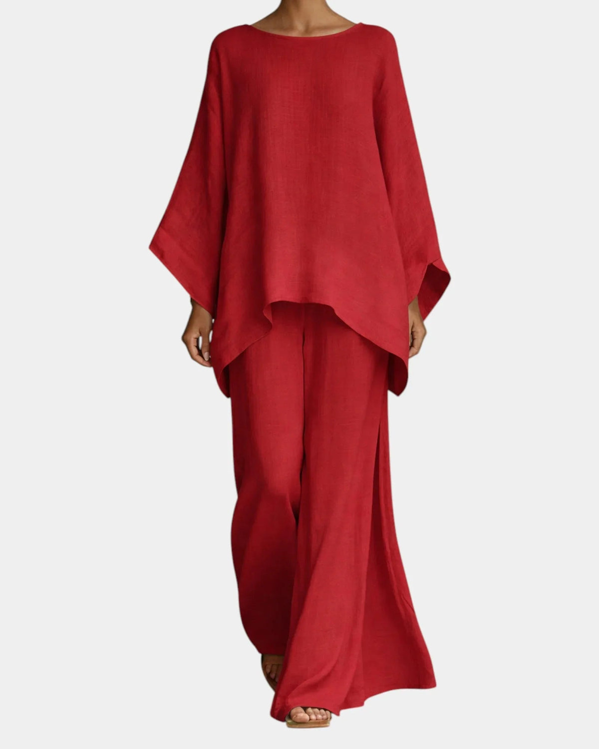 Mavie | Conjunto Fluido de Pantalón y Blusa