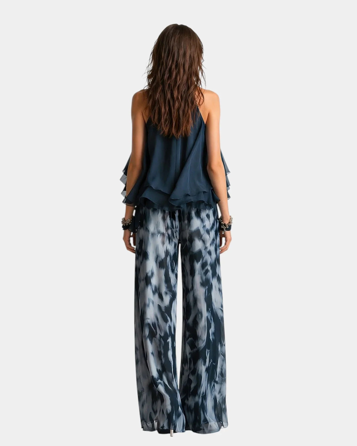 Magali | Conjunto Elegante con Pantalón y Blusa