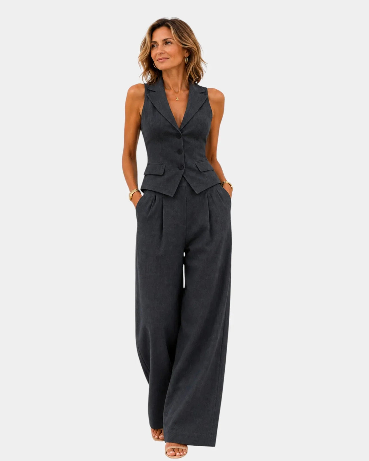 Clarine | Conjunto de Pantalón y Chaleco