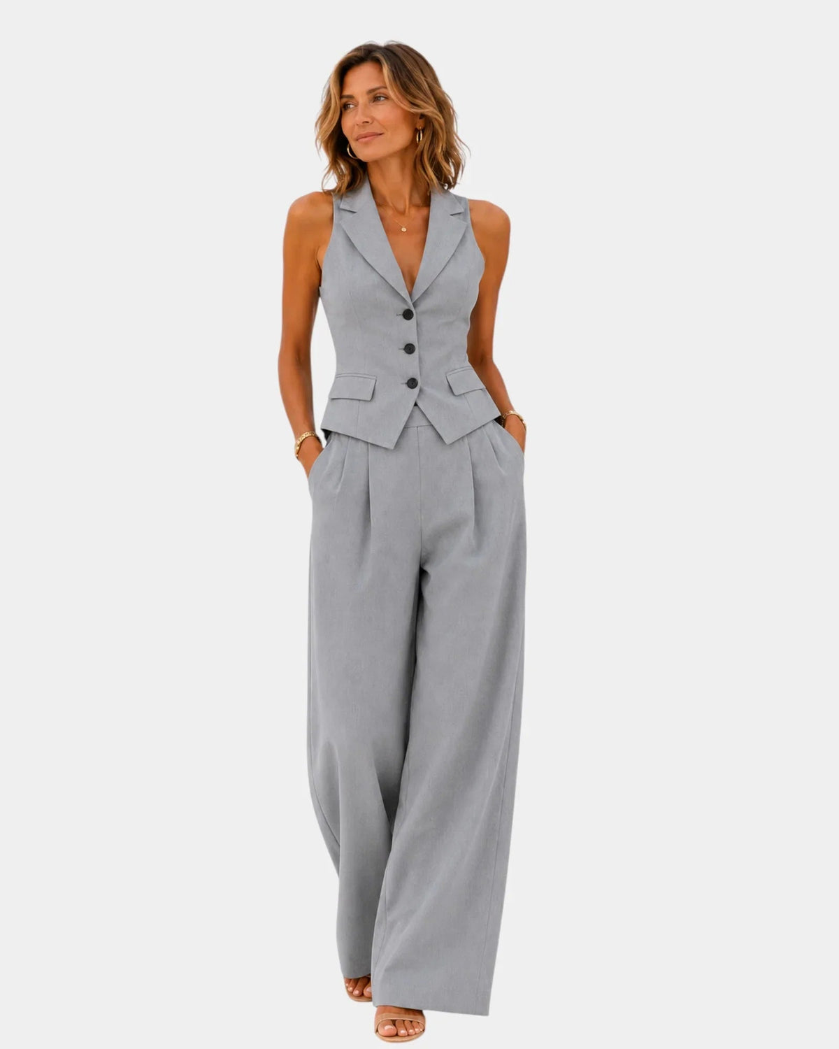 Clarine | Conjunto de Pantalón y Chaleco
