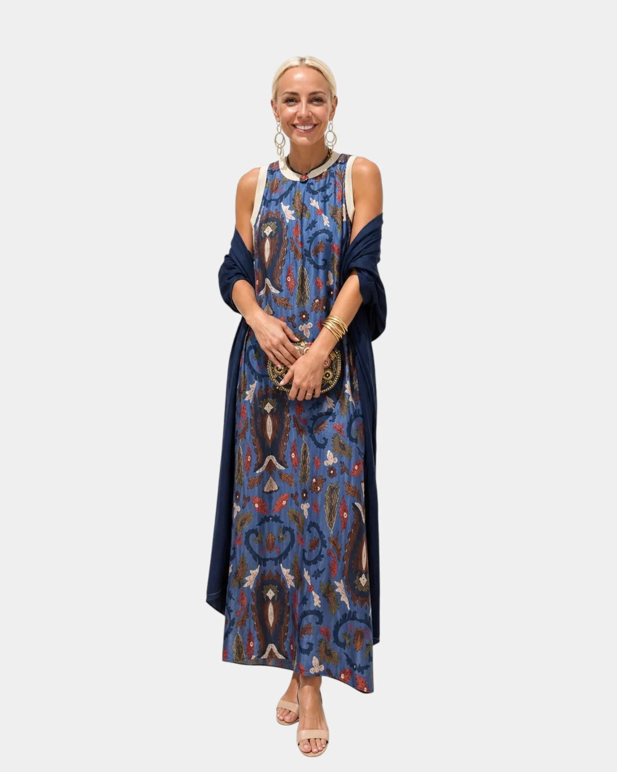 Lynette | Conjunto con Vestido y Chaleco Ligero
