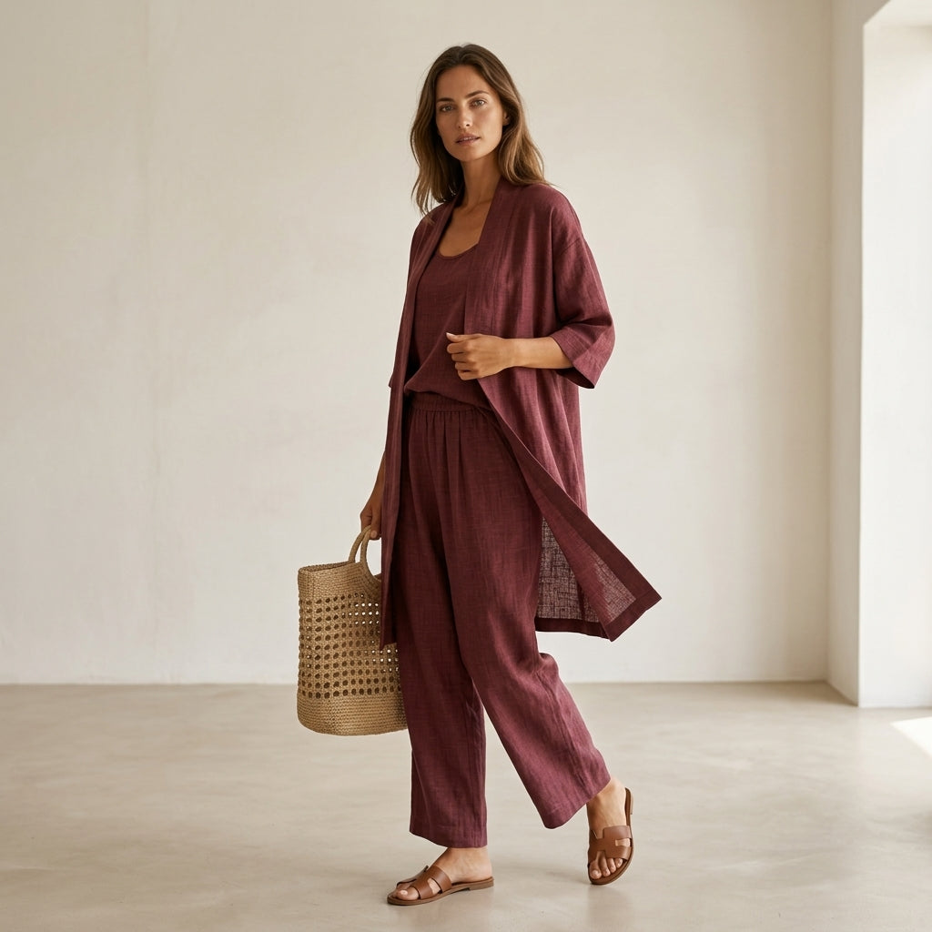 Isabela | Conjunto Elegante de Muy Piezas con Tejido Transpirable