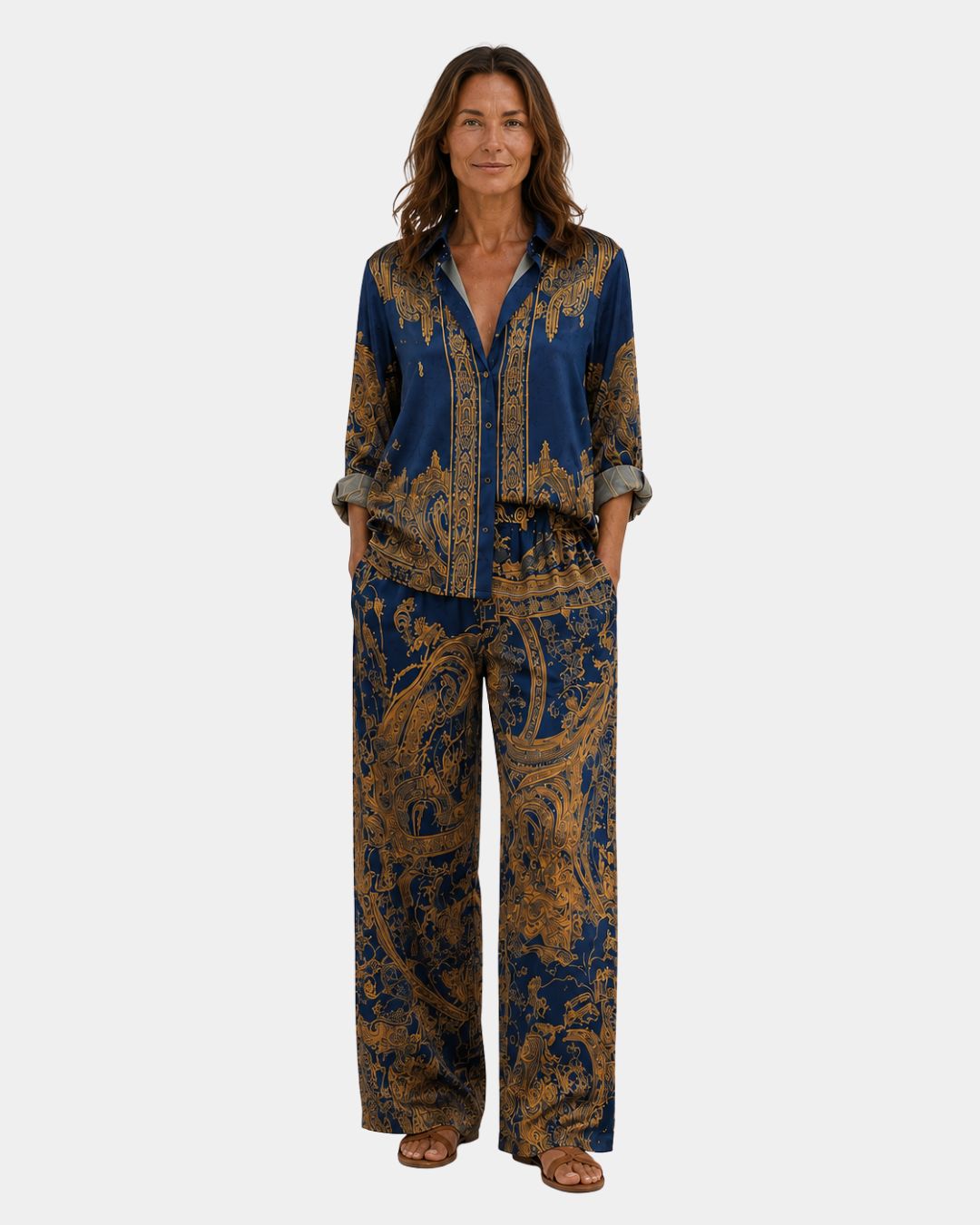 Annonciade | Conjunto con Motivo Elegante