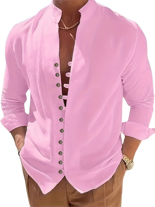 Azel | Camisa Ligera de Algodón de Manga Larga