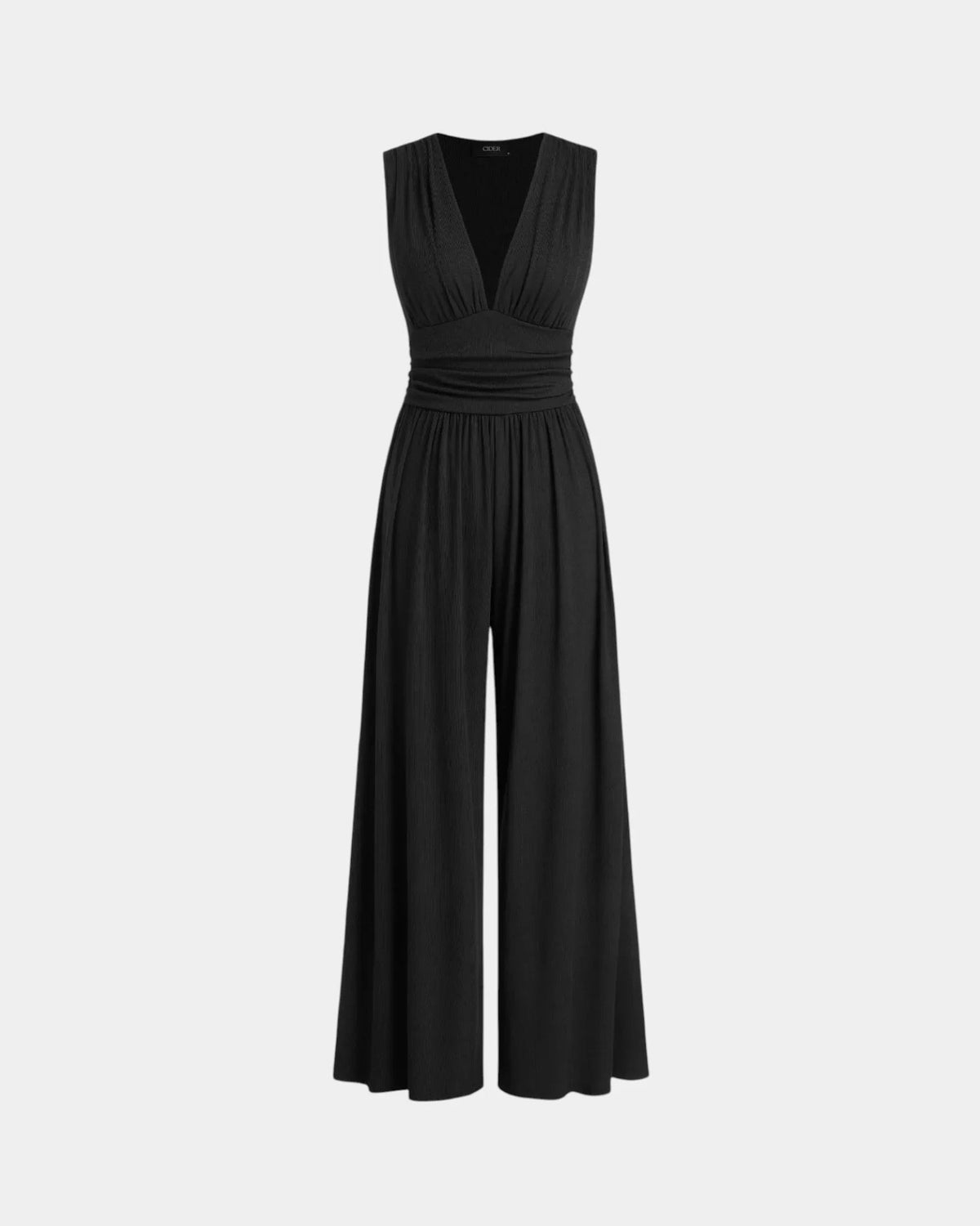 Sultana | Mono sin Mangas de Pierna Ancha Elegante