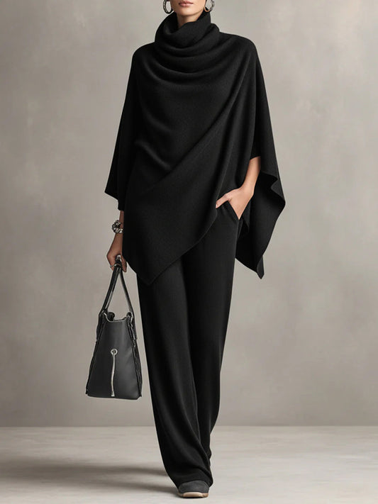 Conjunto dos piezas fluido mujer elegante pantalón