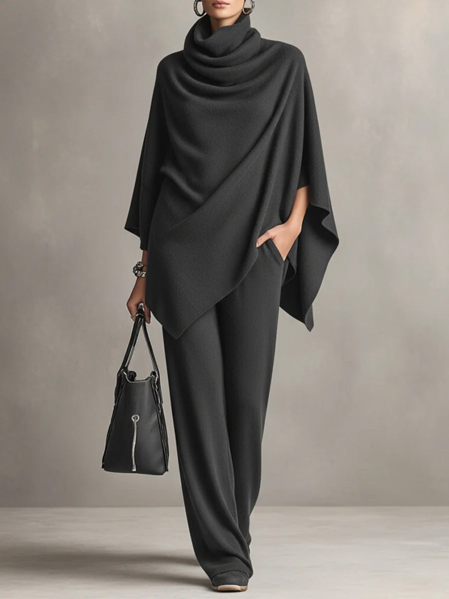 Conjunto dos piezas fluido mujer elegante pantalón