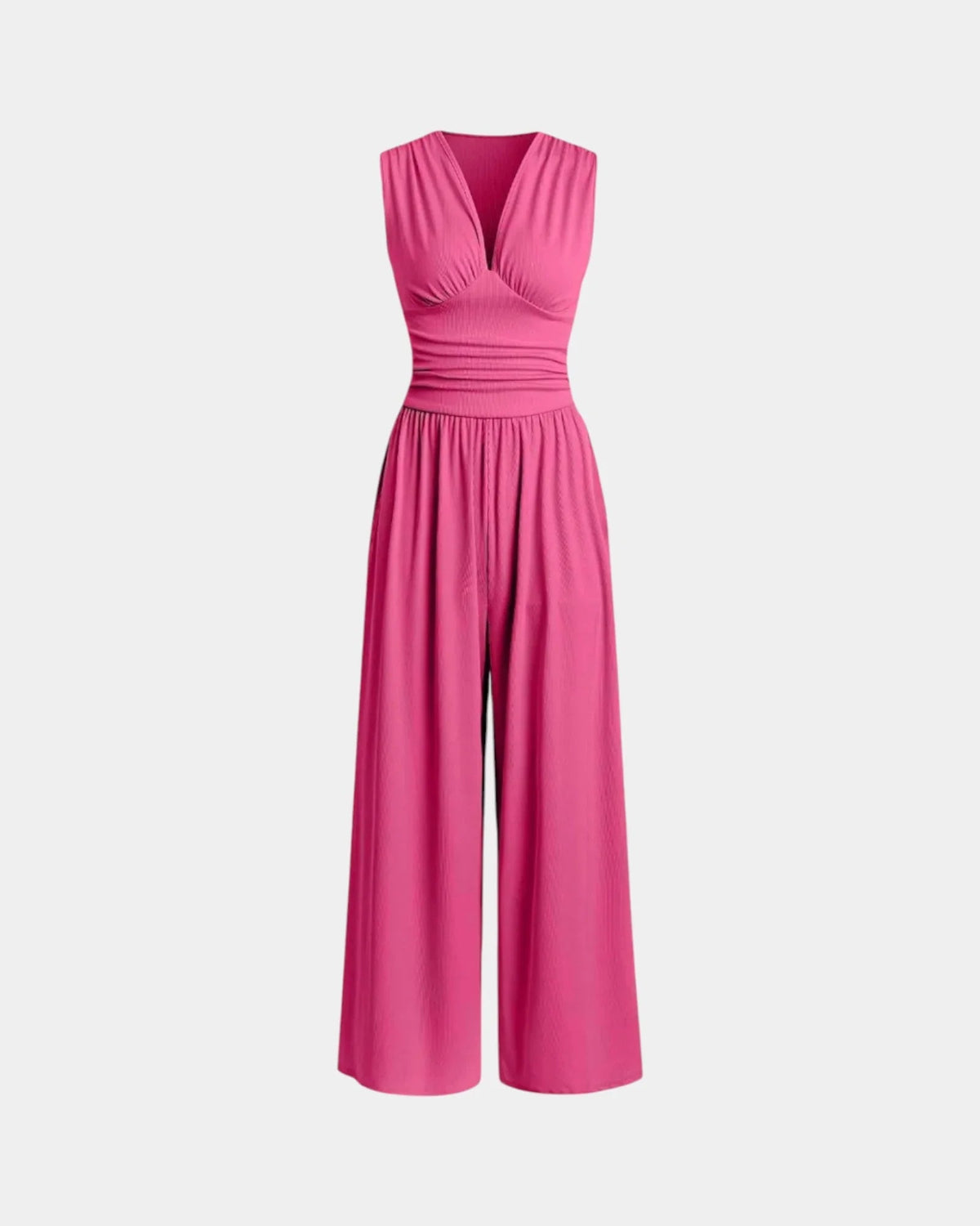 Sultana | Mono sin Mangas de Pierna Ancha Elegante