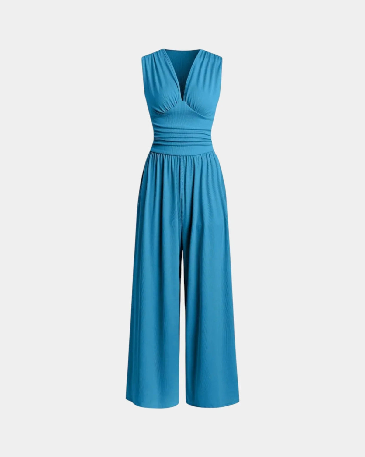 Sultana | Mono sin Mangas de Pierna Ancha Elegante