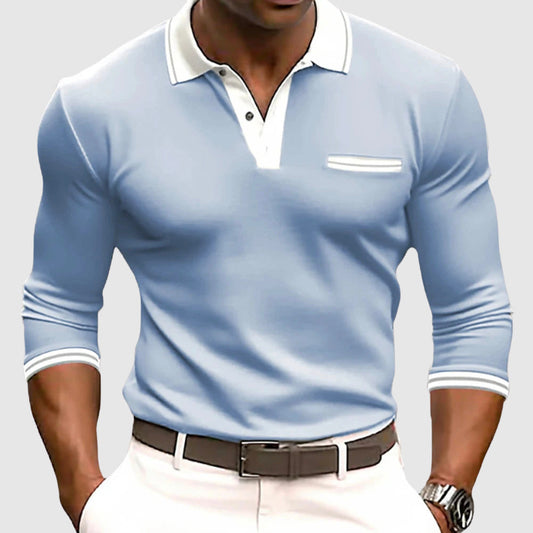 Azel | Camisa con Detalles Contrastantes Elegantes