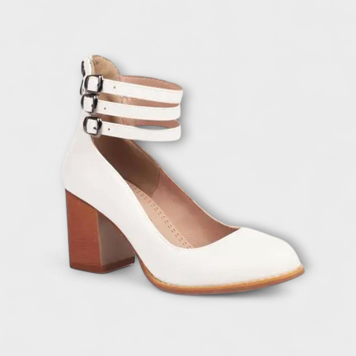 Camila | Zapatos Elegantes de Tacón Alto con Correa