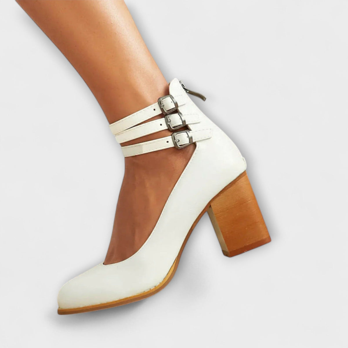 Camila | Zapatos Elegantes de Tacón Alto con Correa