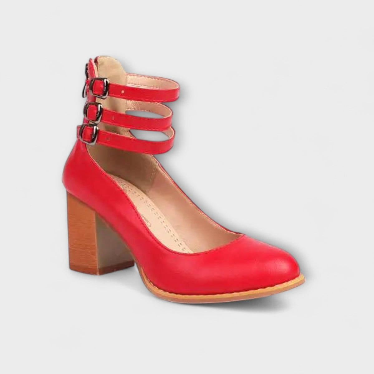 Camila | Zapatos Elegantes de Tacón Alto con Correa
