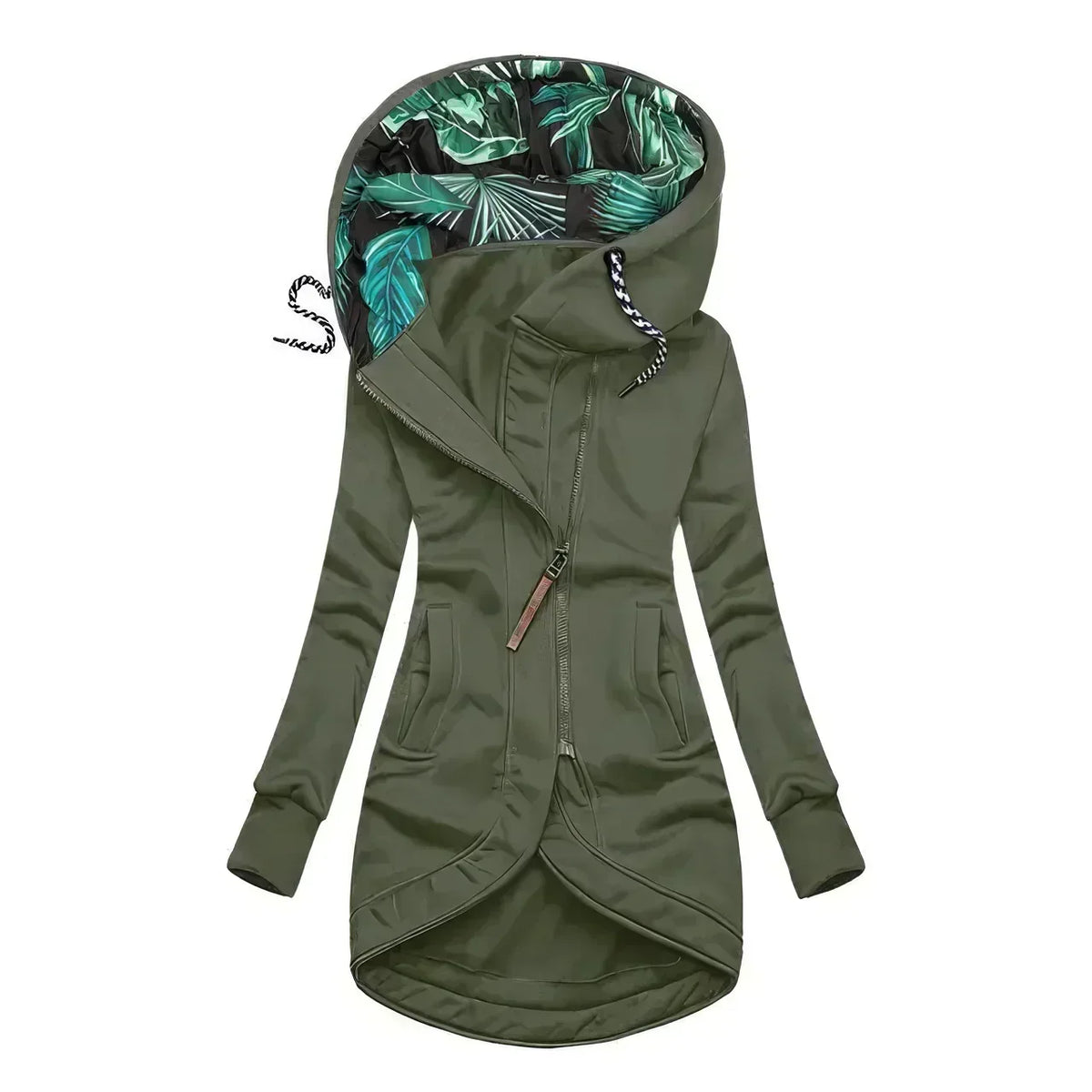 Chaqueta de invierno mujer impermeable estampada