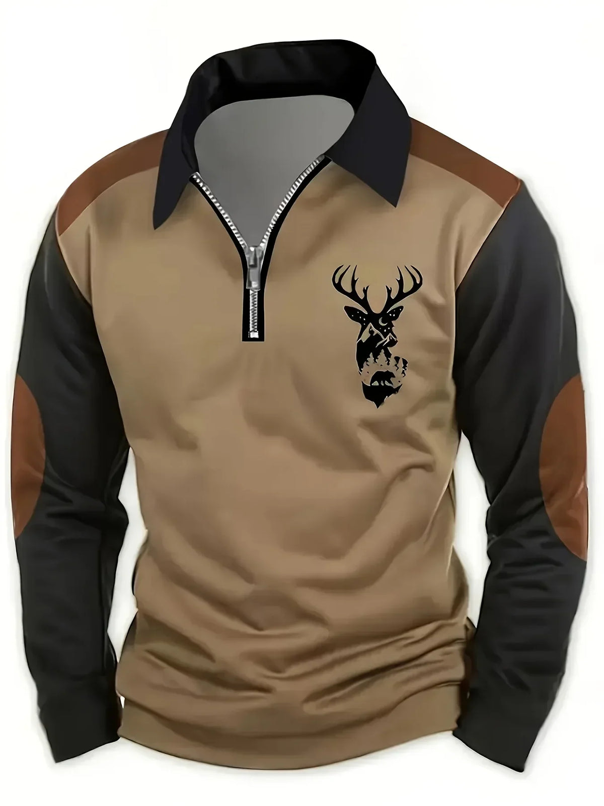 Camisa hombre otoño outdoor manga larga resistente