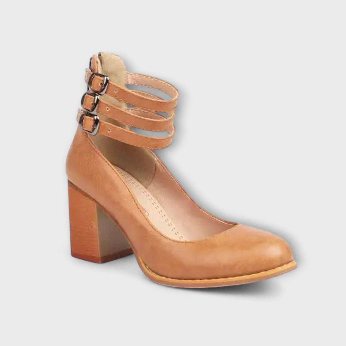 Camila | Zapatos Elegantes de Tacón Alto con Correa