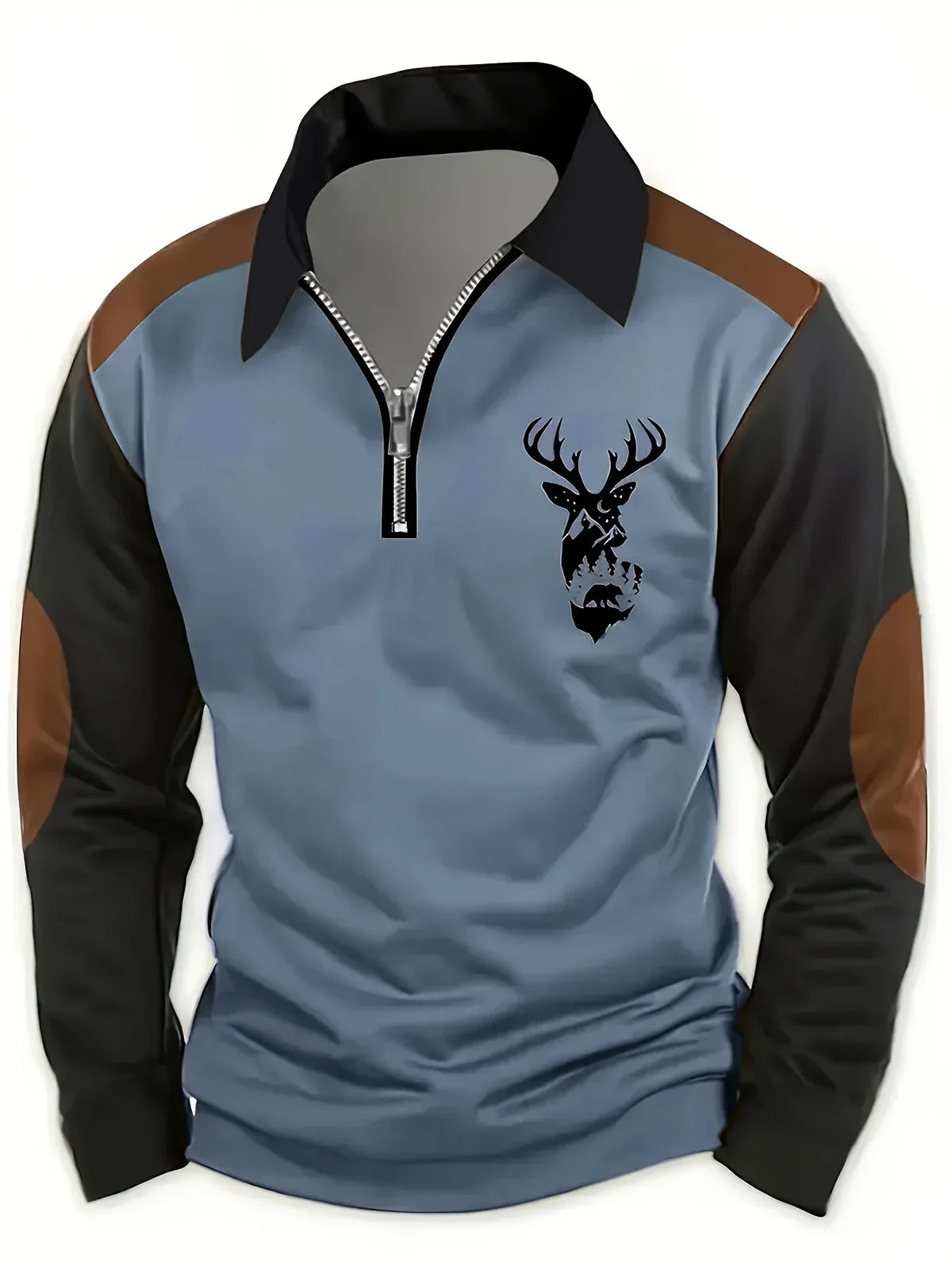 Camisa hombre otoño outdoor manga larga resistente