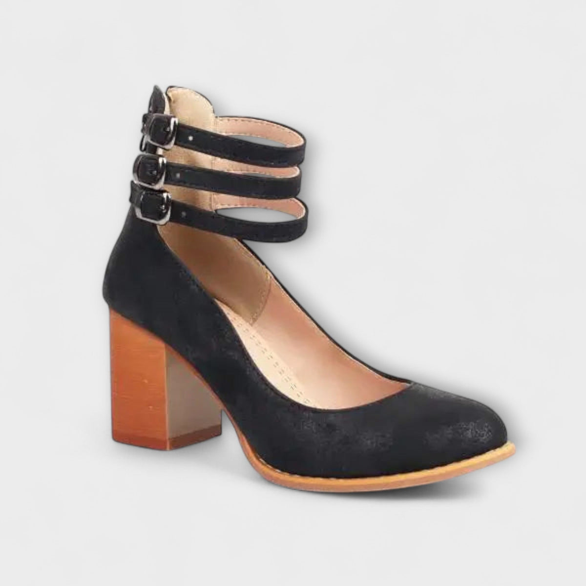 Camila | Zapatos Elegantes de Tacón Alto con Correa