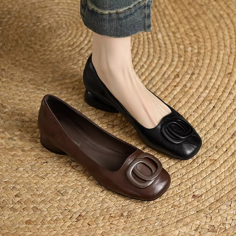 Sophia | Elegantes Zapatos Planos Efecto Cuero