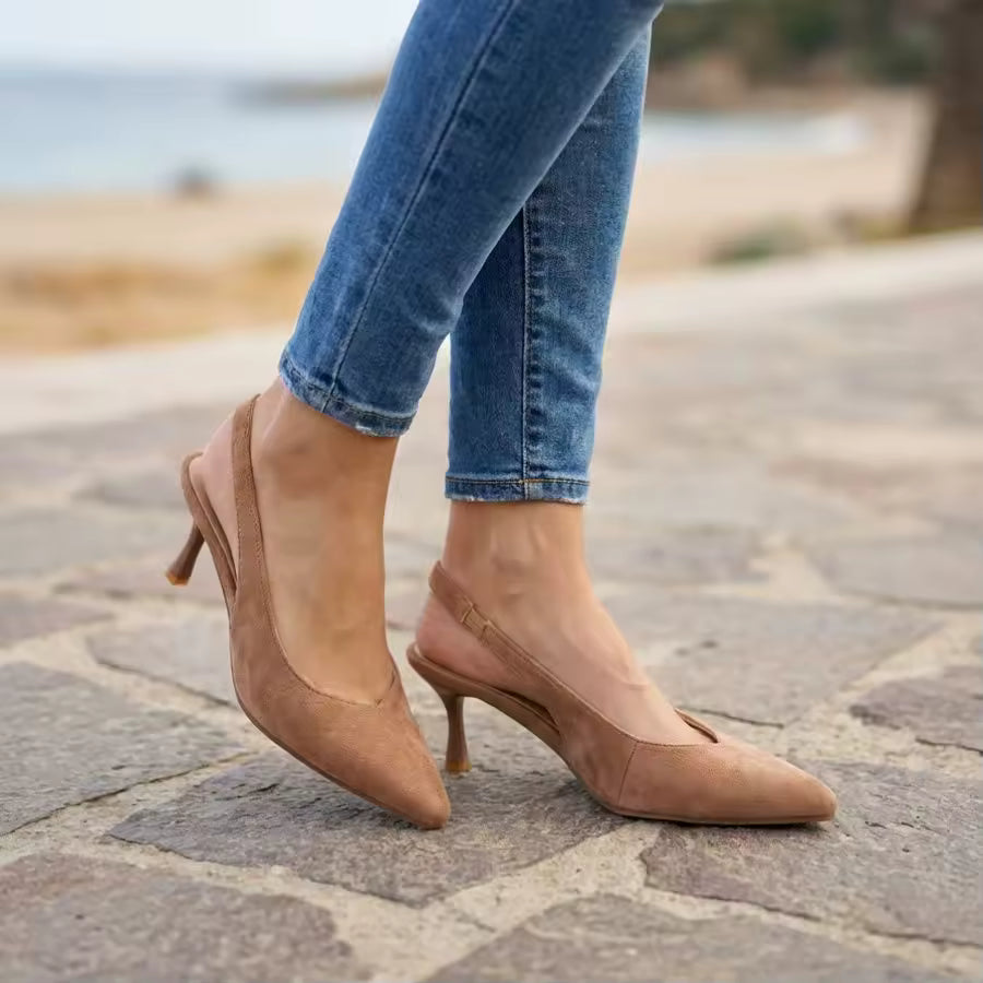 Bella | Slingback de Tacón Elegante