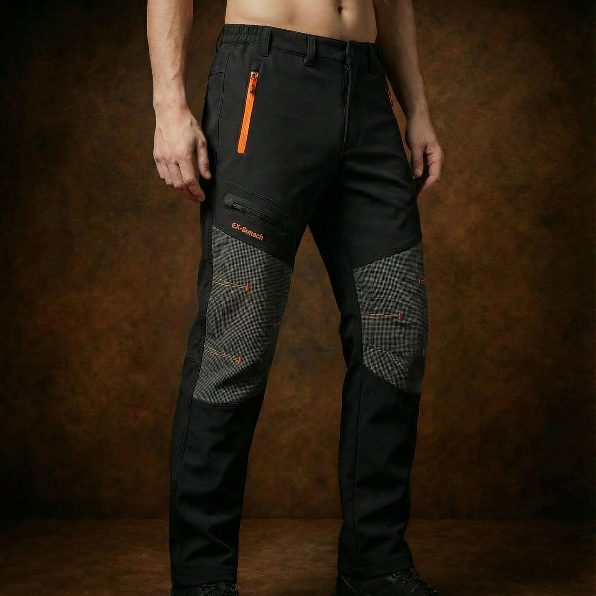 Pantalones impermeables hombre elásticos de trabajo