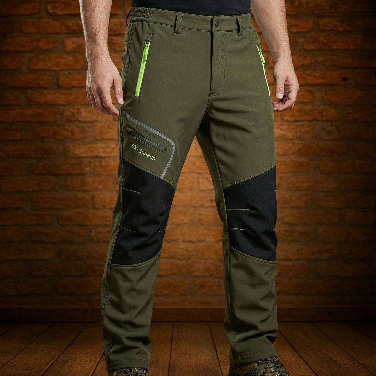 Pantalones impermeables hombre elásticos de trabajo
