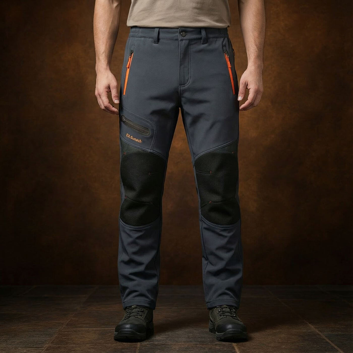 Pantalones impermeables hombre elásticos de trabajo