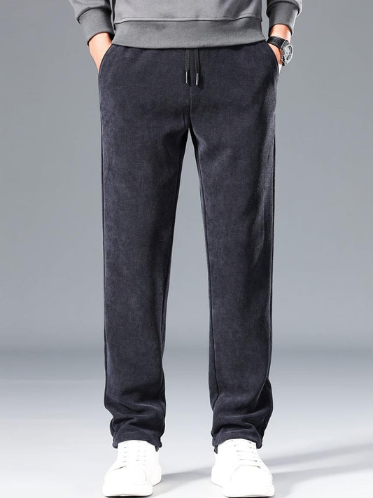 Adolfo | Pantalón de Pana Recto para Hombre con Cintura de Cordón