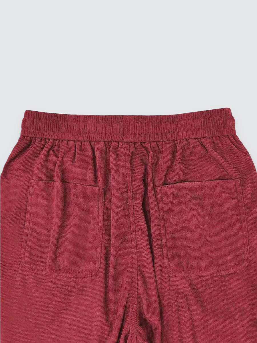 Agustín | Pantalón de Pana Recto con Cintura Elástica para Hombre