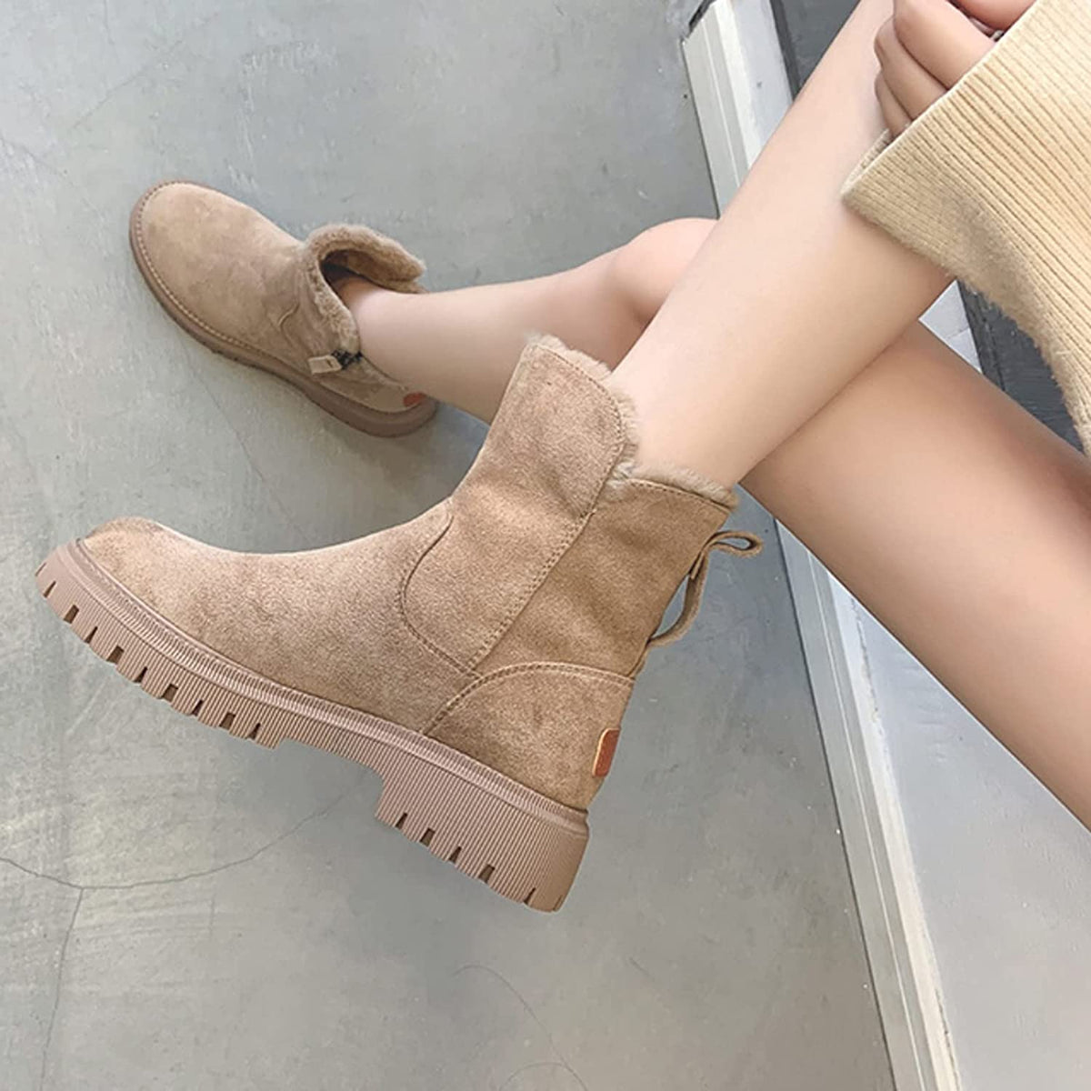 Ainhoa | Botas de Invierno con Forro de Felpa y Suela Antideslizante - vista 5