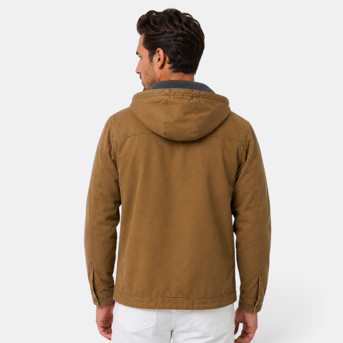 Chaqueta de hombre con capucha y forro polar - imagen 3