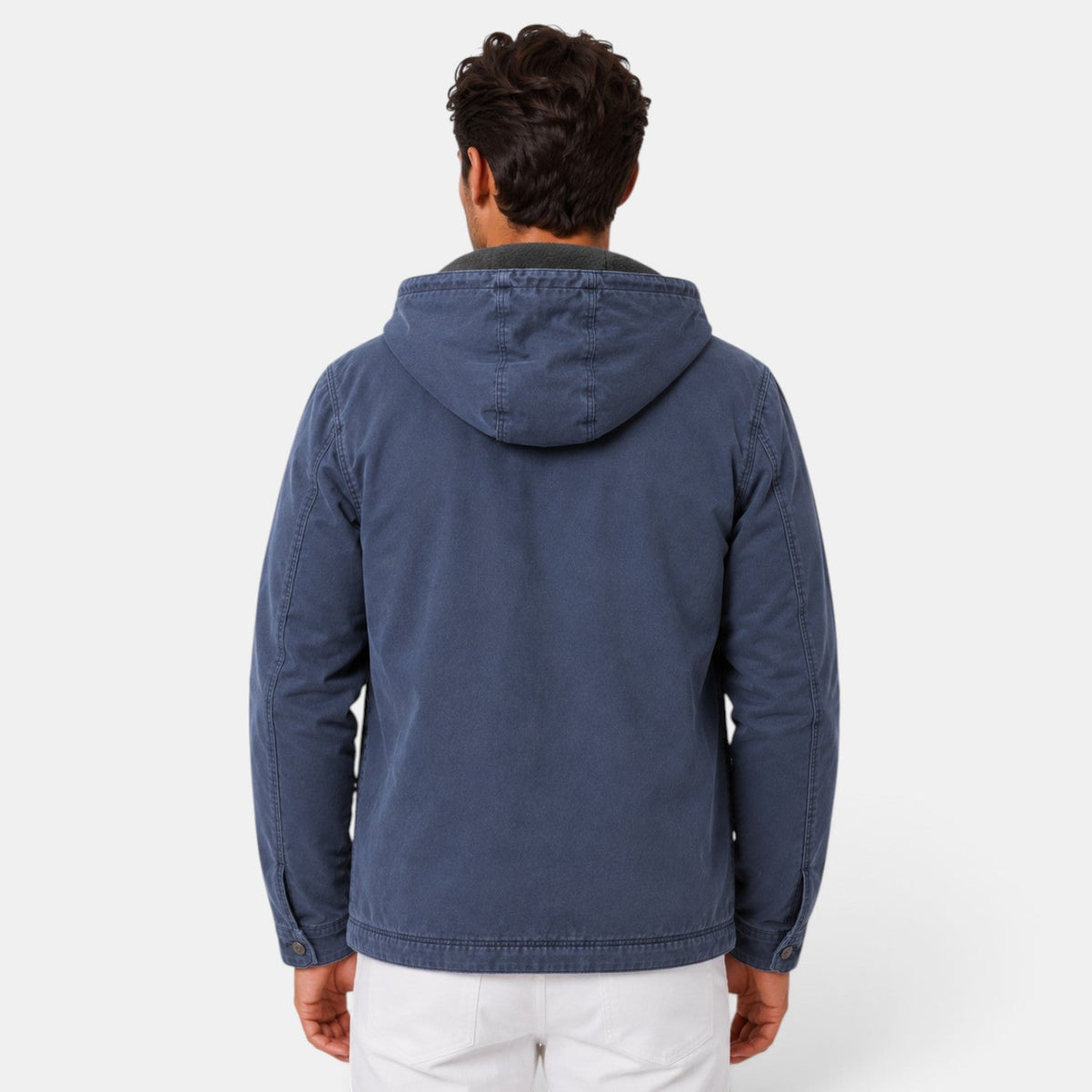 Chaqueta de hombre con capucha y forro polar - imagen 6