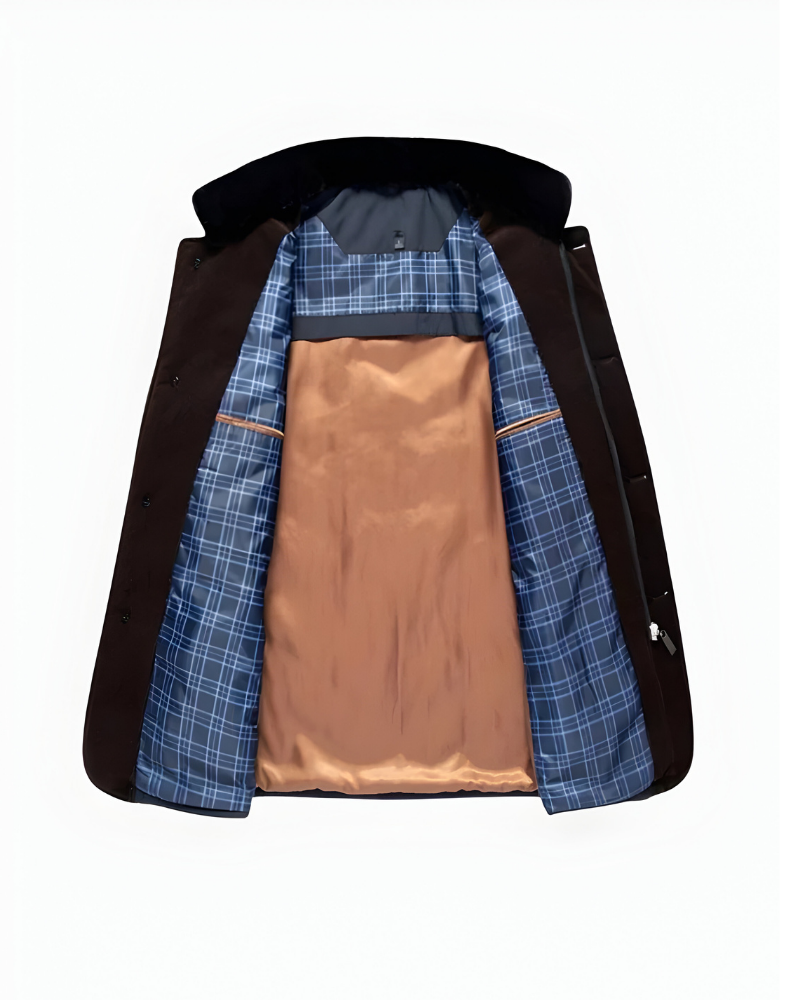 Celestino | Chaqueta Acolchada de Hombre con Cuello de Pelo Sintético