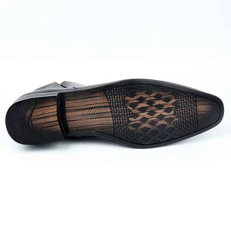 Demetrio | Botines Chelsea de Hombre Efecto Piel con Puntera Afilada