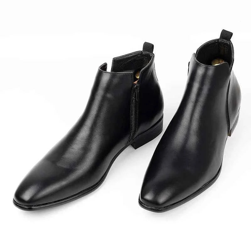 Demetrio | Botines Chelsea de Hombre Efecto Piel con Puntera Afilada