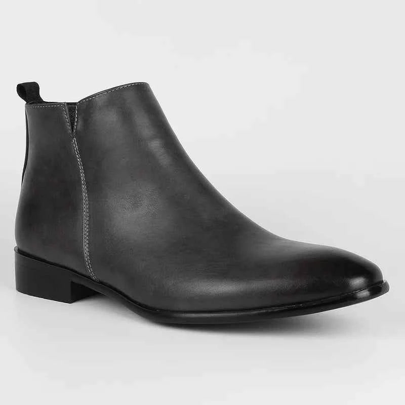 Demetrio | Botines Chelsea de Hombre Efecto Piel con Puntera Afilada