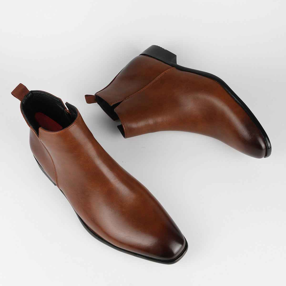 Demetrio | Botines Chelsea de Hombre Efecto Piel con Puntera Afilada