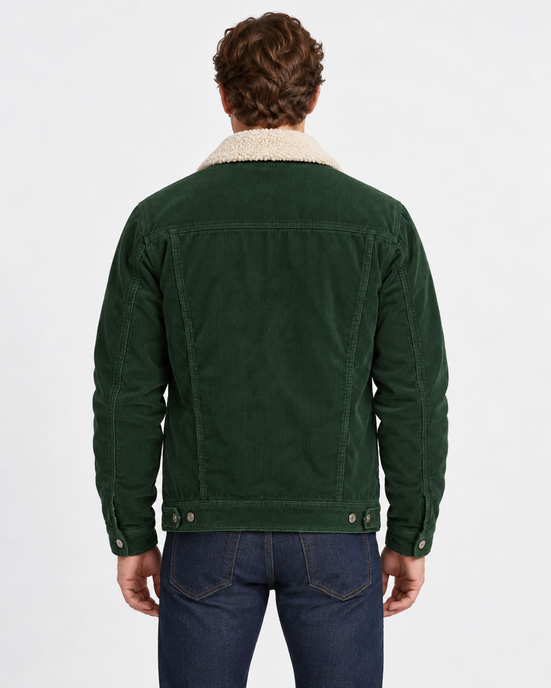 Diego | Chaqueta de Pana con Cuello de Borreguito para Hombre