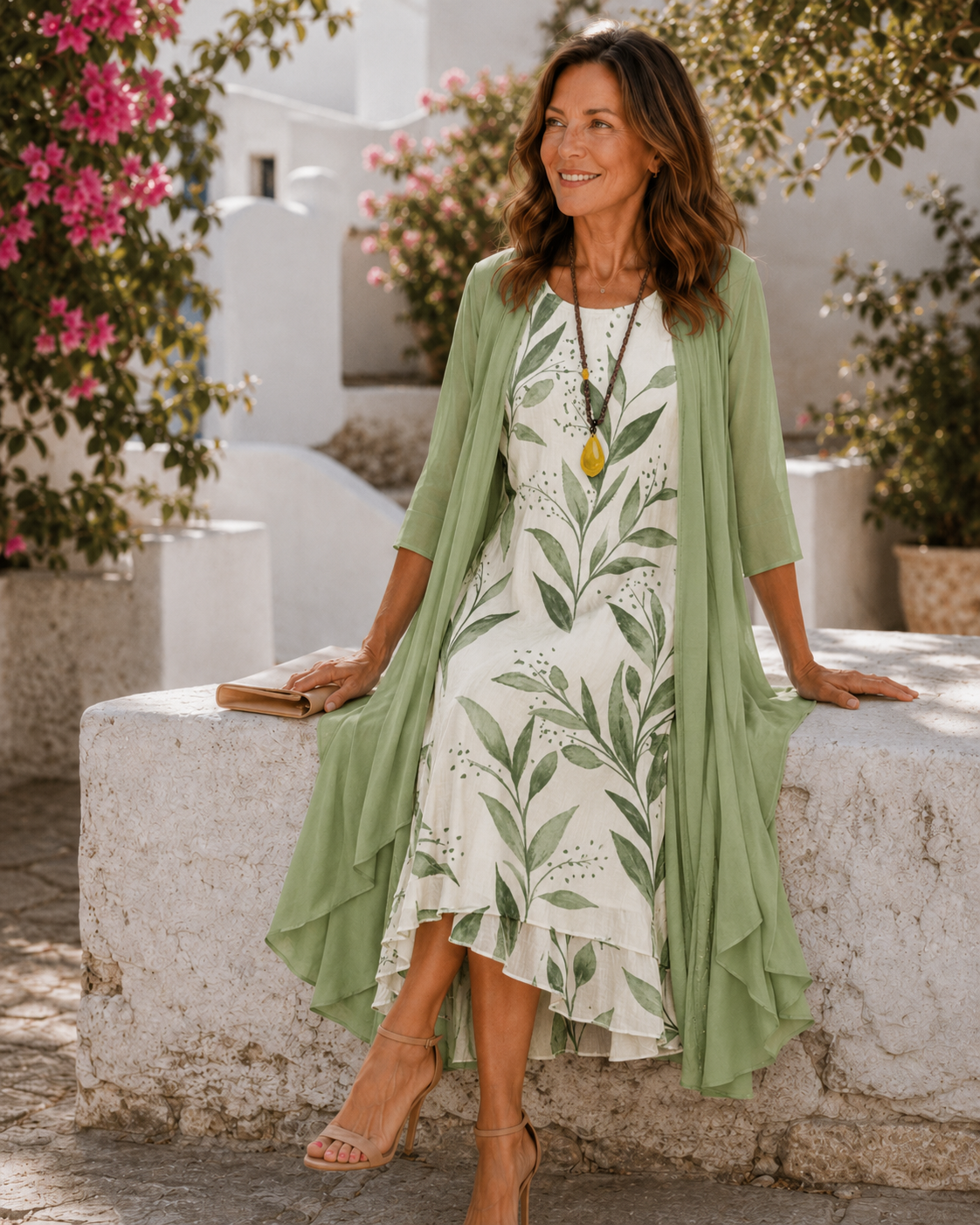 Wren | Vestido con Sobrecapa