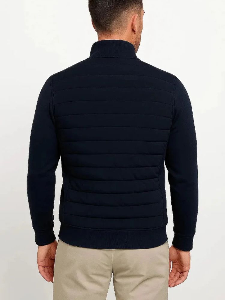 Ezequiel | Chaqueta Híbrida de Hombre Acolchada con Mangas de Punto - vista 4