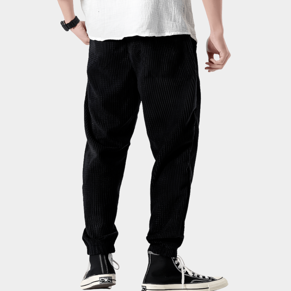 Fabián | Pantalón Jogger de Pana para Hombre con Puños Elásticos