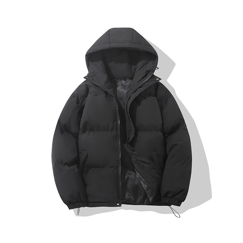 Filomena | Chaqueta Acolchada con Capucha y Cremallera - Negro
