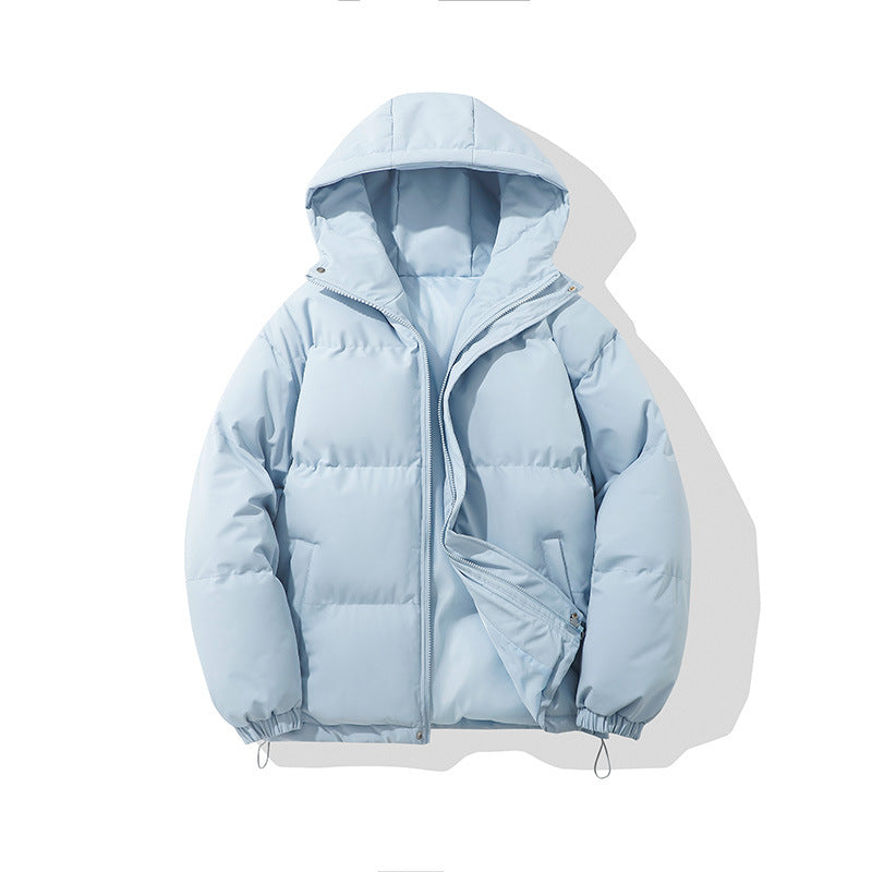Filomena | Chaqueta Acolchada con Capucha y Cremallera - Azul claro