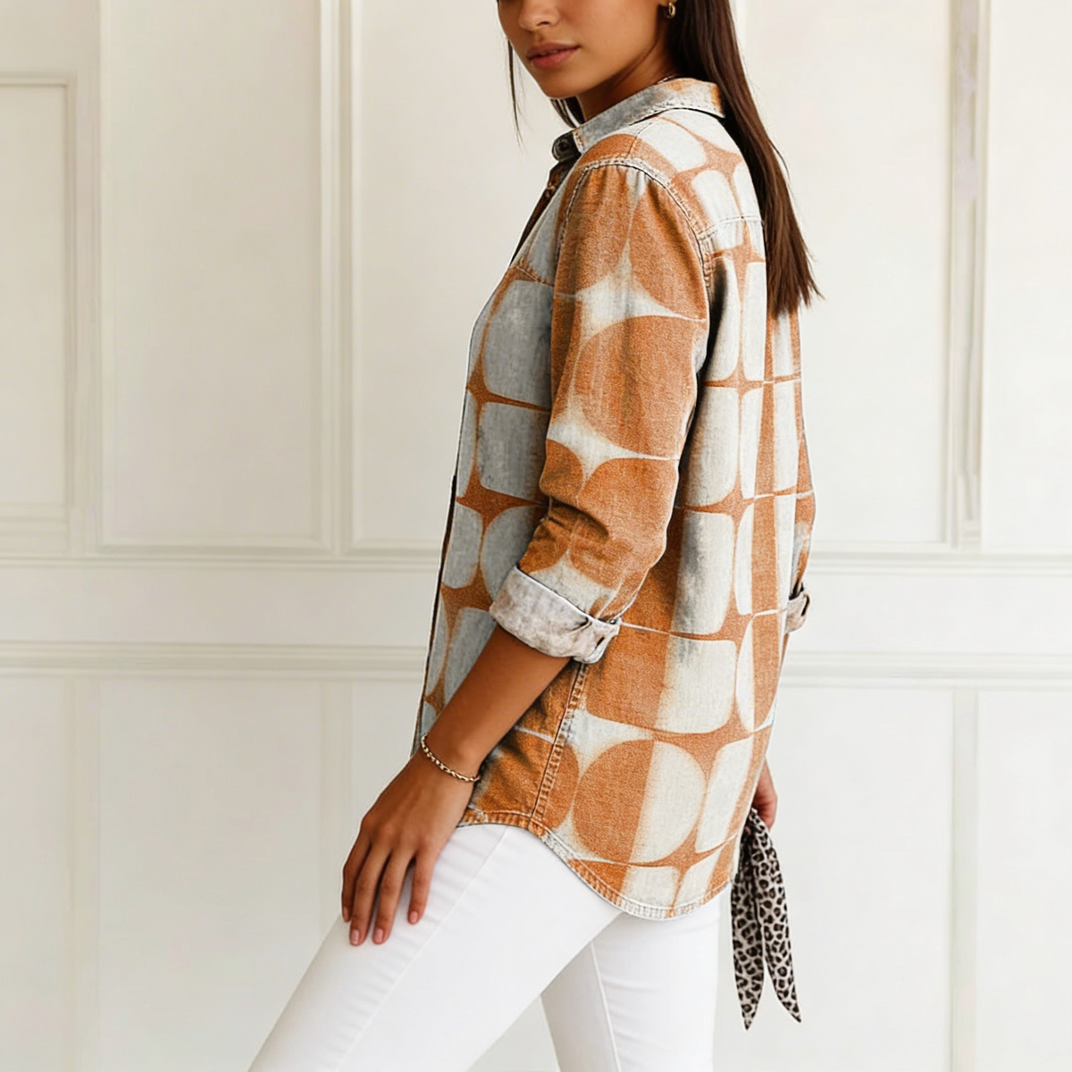 Asta | Blusa con Motivos Geométricos