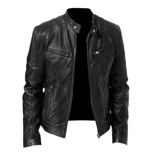Azel | Chaqueta Efecto Cuero Artesanal para Hombre