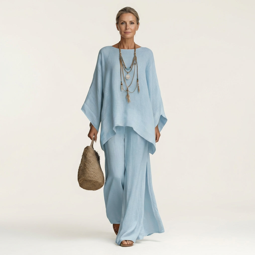 Majolie | Conjunto Bohemio de Mezcla Efecto Lino