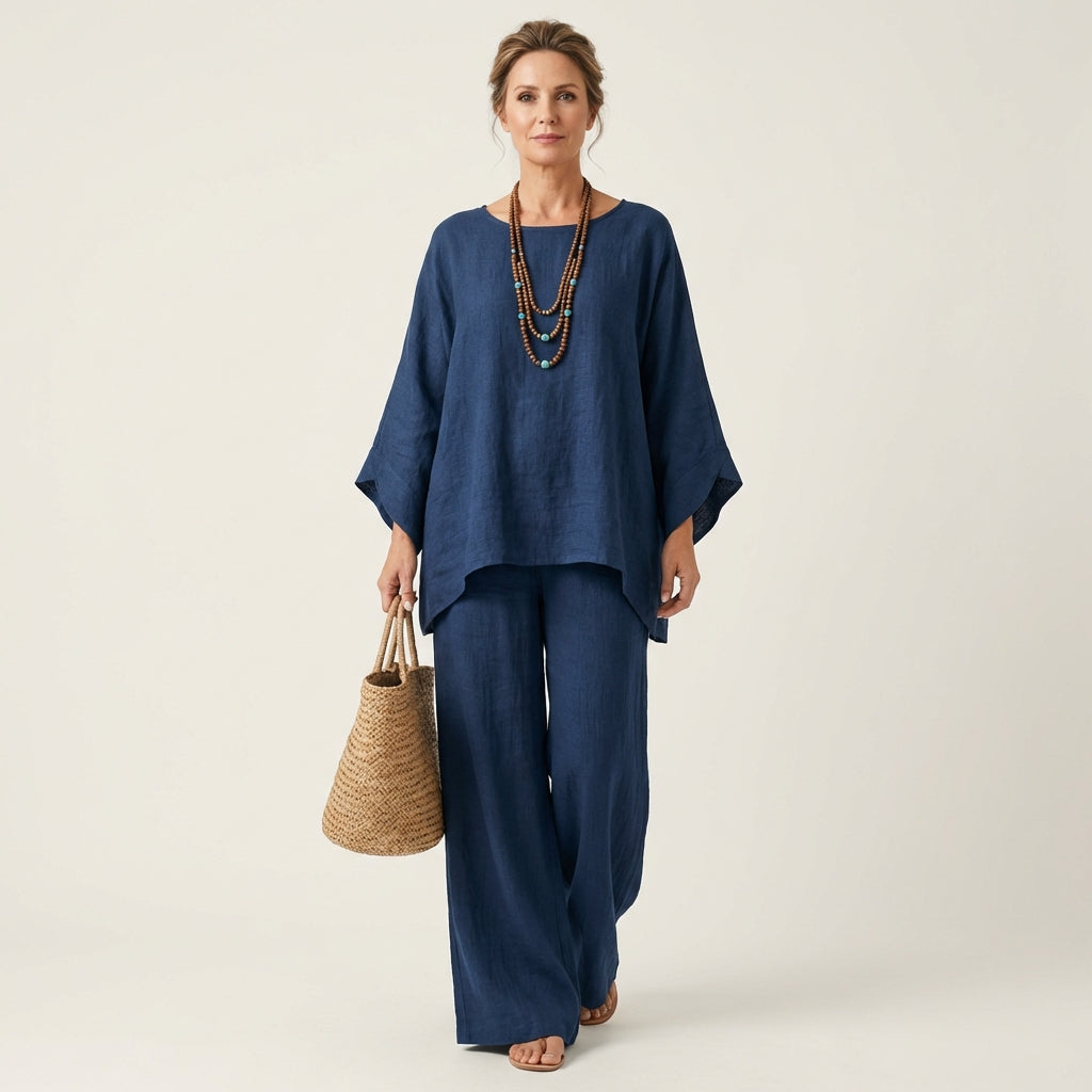 Majolie | Conjunto Bohemio de Mezcla Efecto Lino