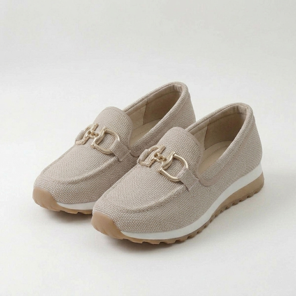 Zapatillas mocasín mujer cómodas transpirables
