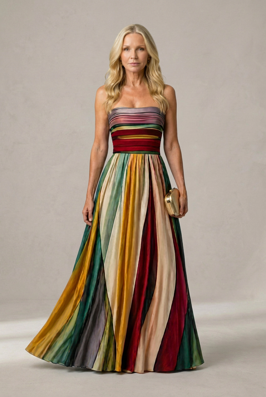 Sofía | Vestido A-Line sin Tirantes