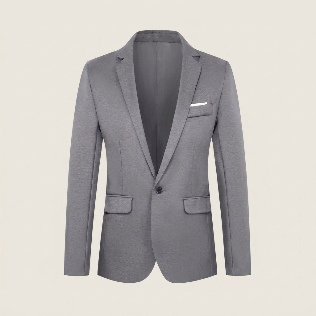 Hilario | Americana Slim Fit de Un Botón con Solapas para Hombre